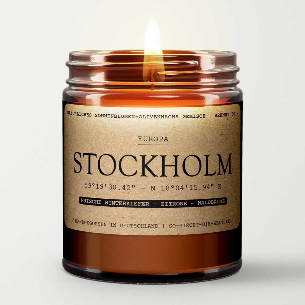 Stockholm Doftljus – Frisk Vintergran | Citron | Skogsträd